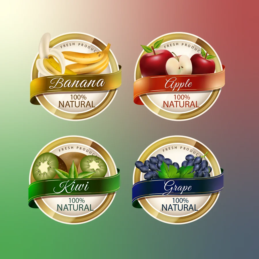 Food Label Stickers 
